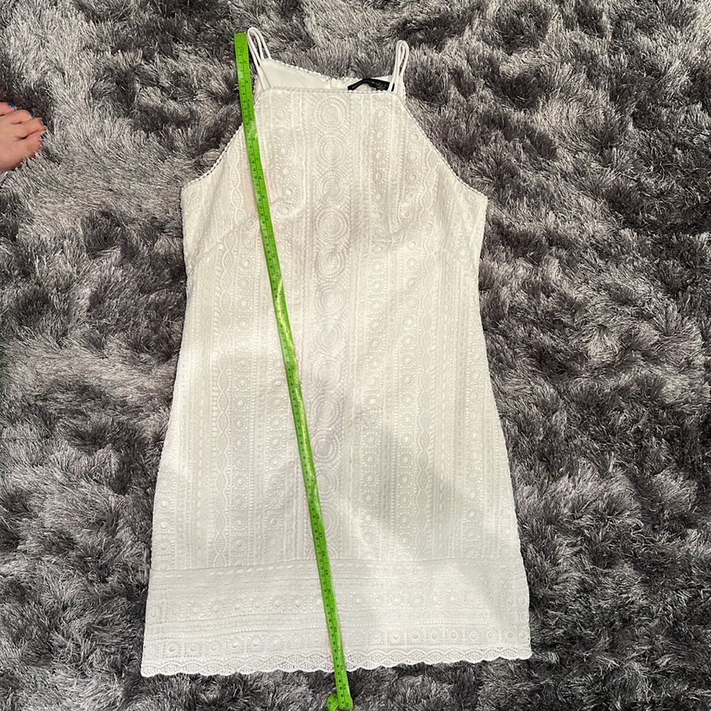 WHBM Women’s White sleeveless eyelet dress size 6 - Picture 6 of 6